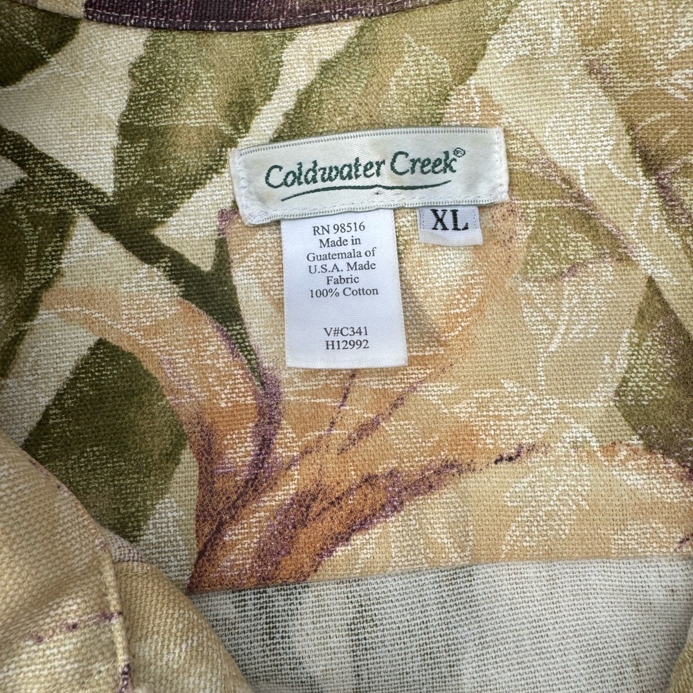 Coldwater Creek Leaf Pattern Jacket - image 3